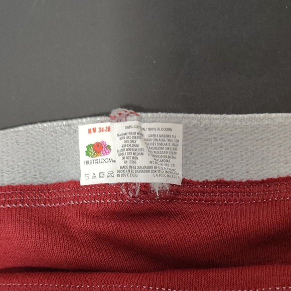 Bundle Men's Vintage Boxer Briefs - Hanes/FTL White, Black, Red. 4 Pices. - Picture 3 of 10